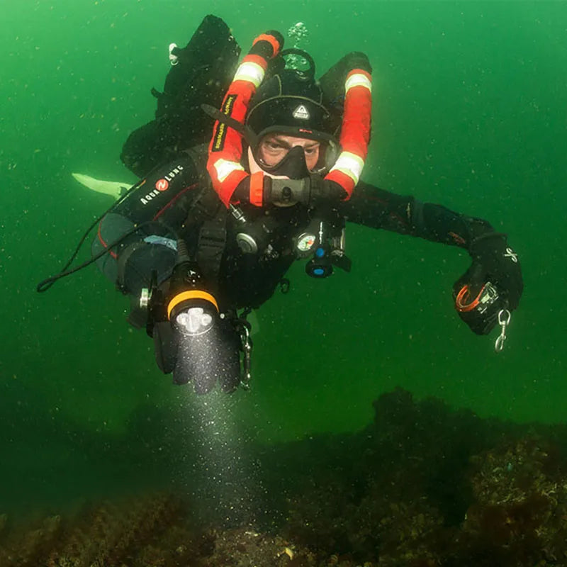 ORCA D630 Canister Light Scuba Diving CREE LED 4000-Lumens Sidemount Backmount Underwater 150-Meter Waterproof Search Tech Dive