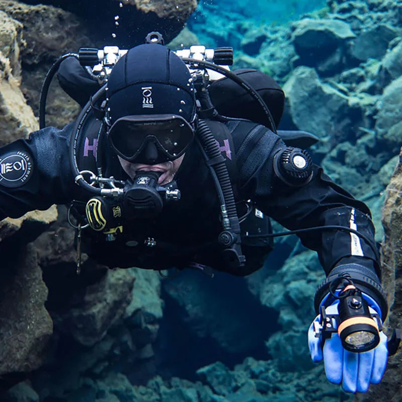 ORCA D630 Canister Light Scuba Diving CREE LED 4000-Lumens Sidemount Backmount Underwater 150-Meter Waterproof Search Tech Dive